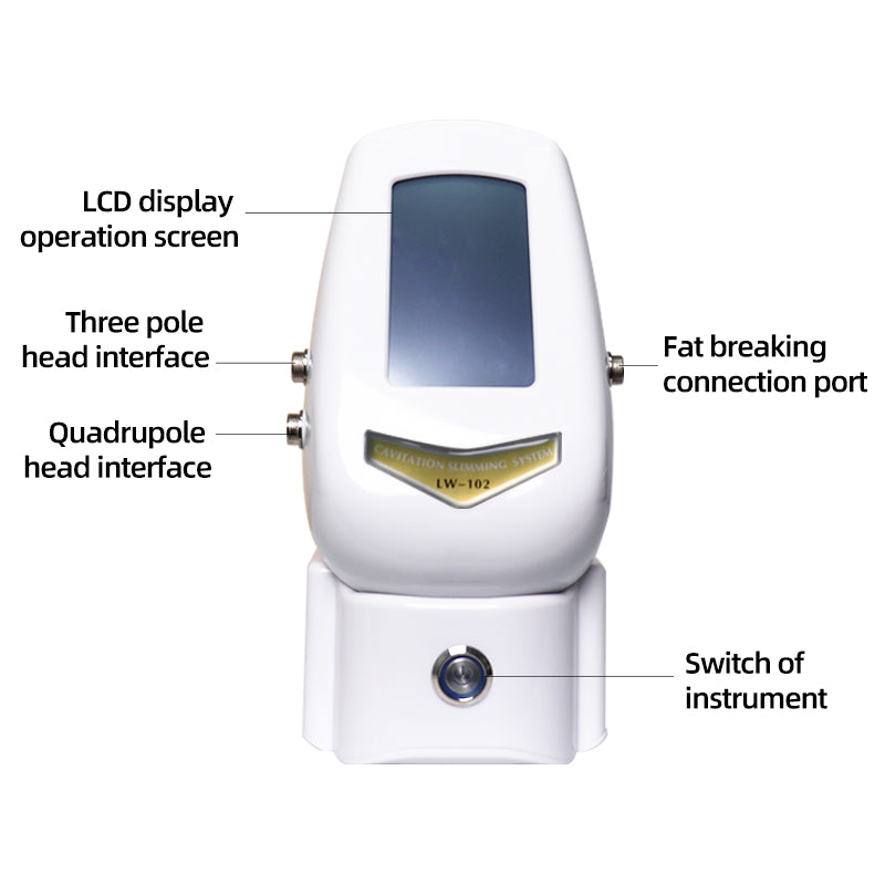 Luna Relief DermaTech 40k - Professionelle 4-in-1 Anti-Cellulite Kosmetikmaschine